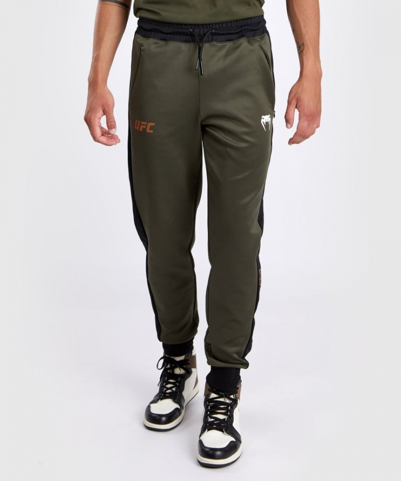 Pantalon Venum UFC Adrenaline by Fight Week Performance Jogging Homme Kaki Marron  | TQU-0601819