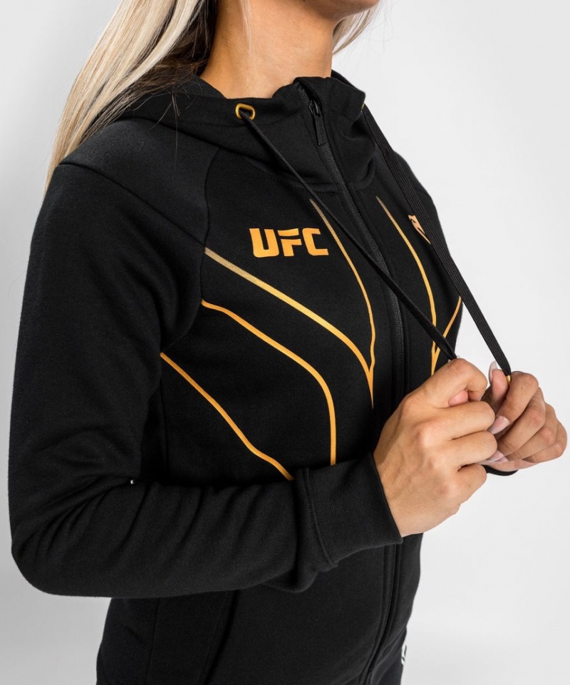 Sweat a Capuche Venum UFC Fight Night 2.0 Replica Full Zip Femme Noir  | FFV-6567527